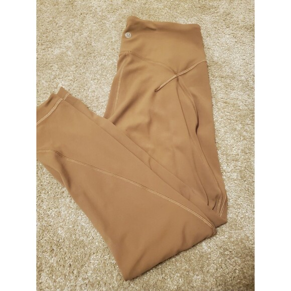 Pants - Lululemon get centered high rise tight 25” in nude brown